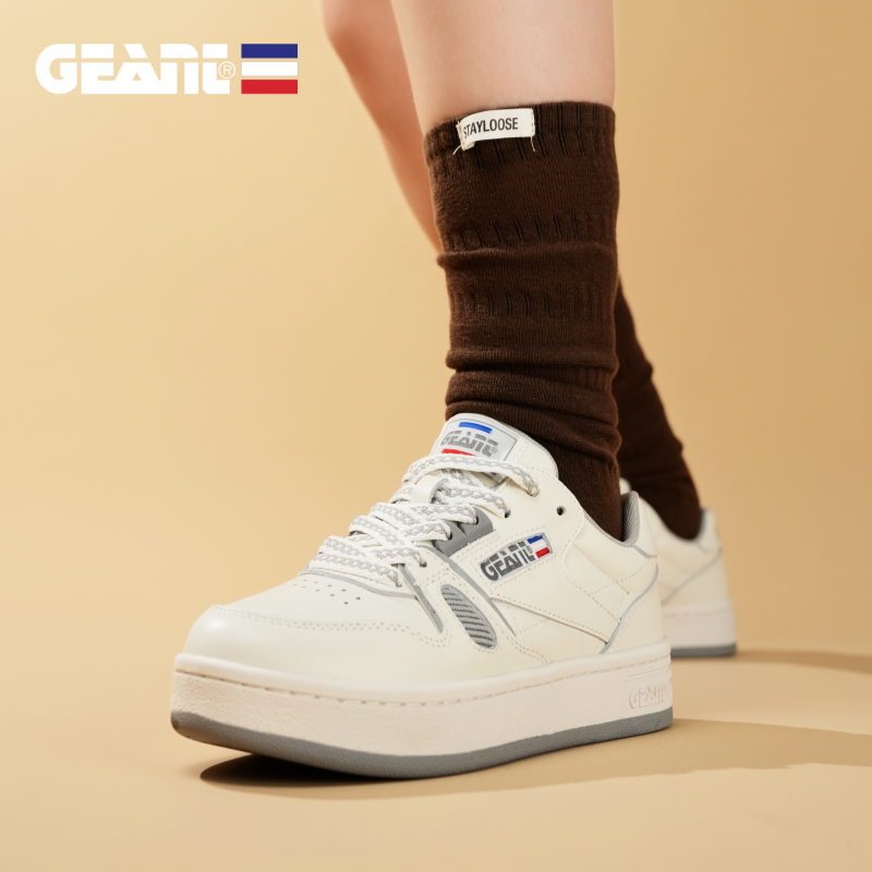 【断码真皮清仓】【经典87】男士经典款复古小白鞋舒适旅游鞋,淘宝优惠券,粉丝福利购,淘宝优惠卷