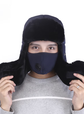 杉沓雷锋帽男士保暖帽