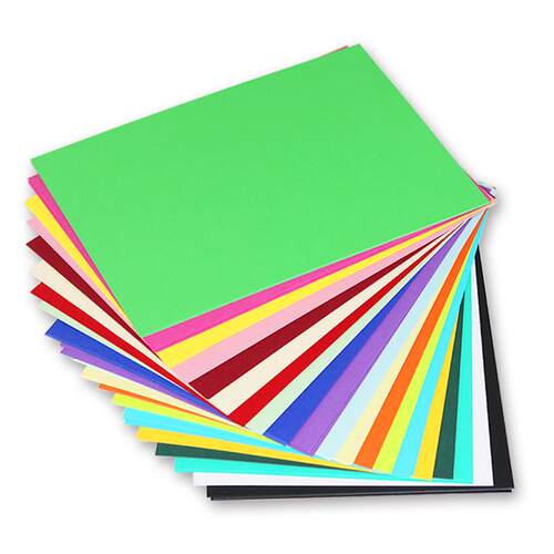 8k彩色卡纸 黑白硬卡纸 大张230g手工纸 diy彩卡贺卡纸 - 图3