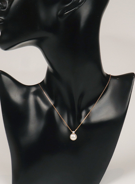 「9.5新」TASAKI(塔思琦)BASIC阿古屋珍珠项链K18黄金44cm