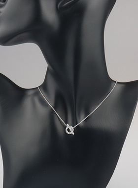 【自营】中古95新HERMES爱马仕FINESSE 项链750白金时尚设计