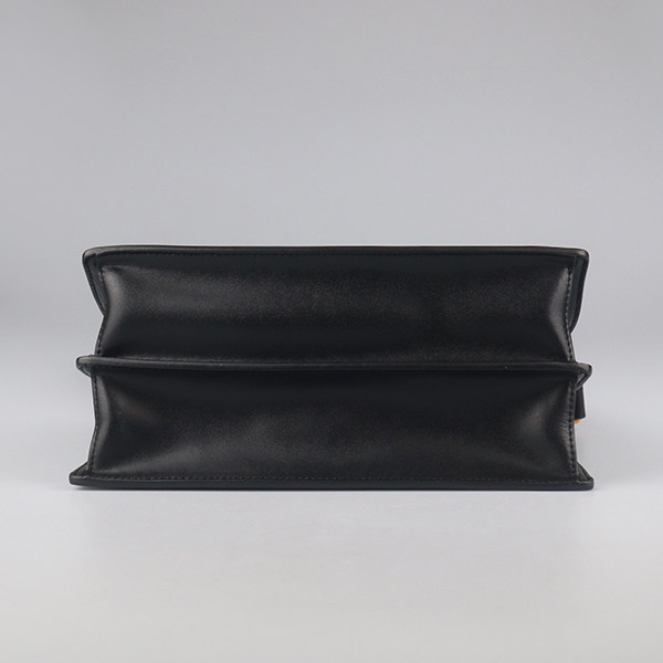 中古9新FENDI(芬迪)MONSTER EYES KAN I黑色牛皮斜挎包8BT283,淘宝优惠券,粉丝福利购,淘宝优惠卷