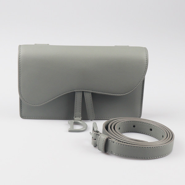 「9.0新」DIOR(迪奥)SADDLE 马鞍腰包灰色哑光牛皮小号腰包,淘宝优惠券,粉丝福利购,淘宝优惠卷