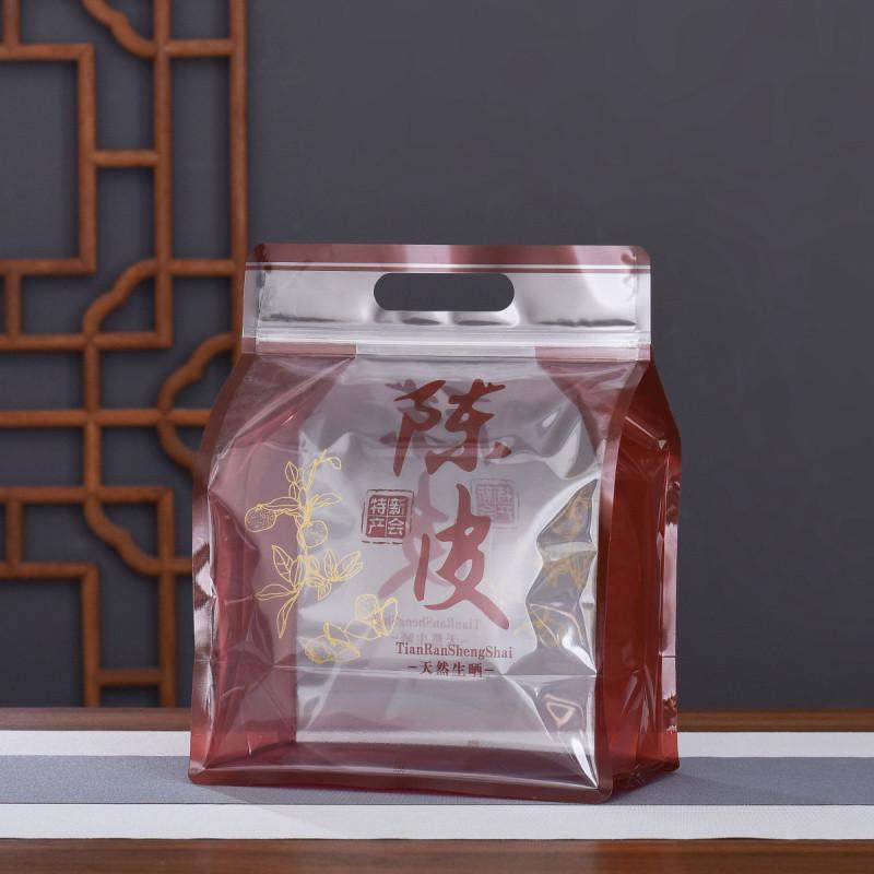 新会陈皮半斤一斤装密封袋防潮塑料开窗透明茶叶包装袋子拉链自封,淘宝优惠券,粉丝福利购,淘宝优惠卷