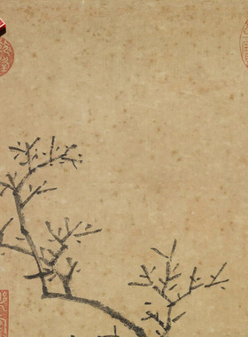 明沈周鸠声唤雨图高清微喷古代花