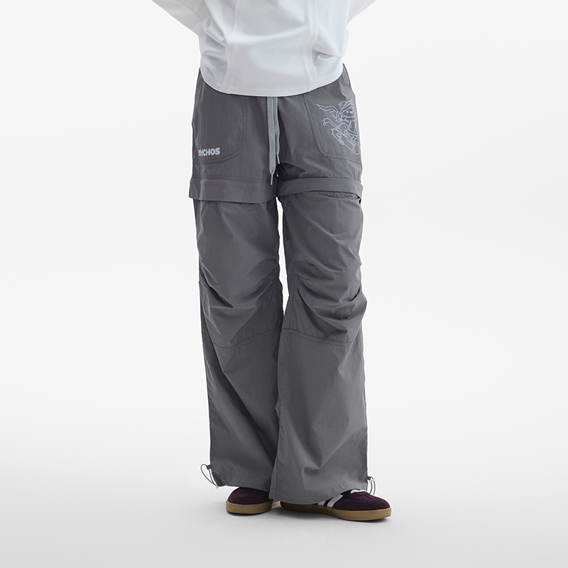 【买三免一】PSYCHOS莎可斯机能户外休闲裤降落伞裤可两穿男女款 - 图0