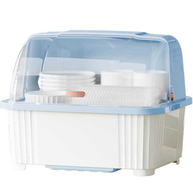 厨房碗盘柜装碗筷收纳盒箱用沥水碗架带盖子放碗碟碗盘置物架防,淘宝优惠券,粉丝福利购,淘宝优惠卷