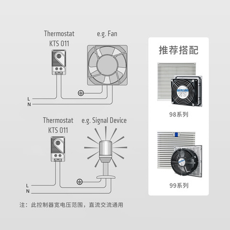 。温控器开关源头温度配电箱机柜智能机械式控制器配电柜温控工厂