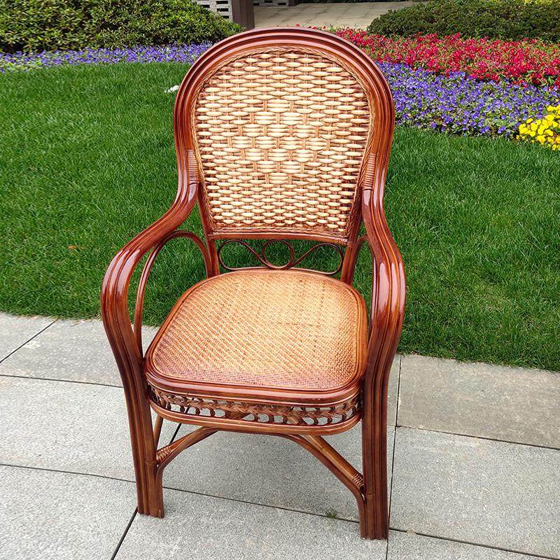 夏季户外藤编牢固藤椅家用凉椅阳台休闲懒人椅子老人久坐传统庭院,淘宝优惠券,粉丝福利购,淘宝优惠卷