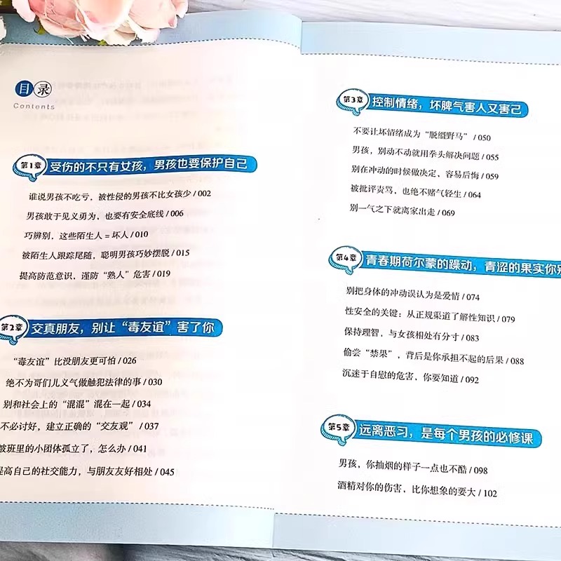 抖音同款 男孩你该如何保护自己 男孩你的强大重要 青春期男孩成长手册送给儿子的秘密书培养高情商养育男孩的青春期性教育漫画