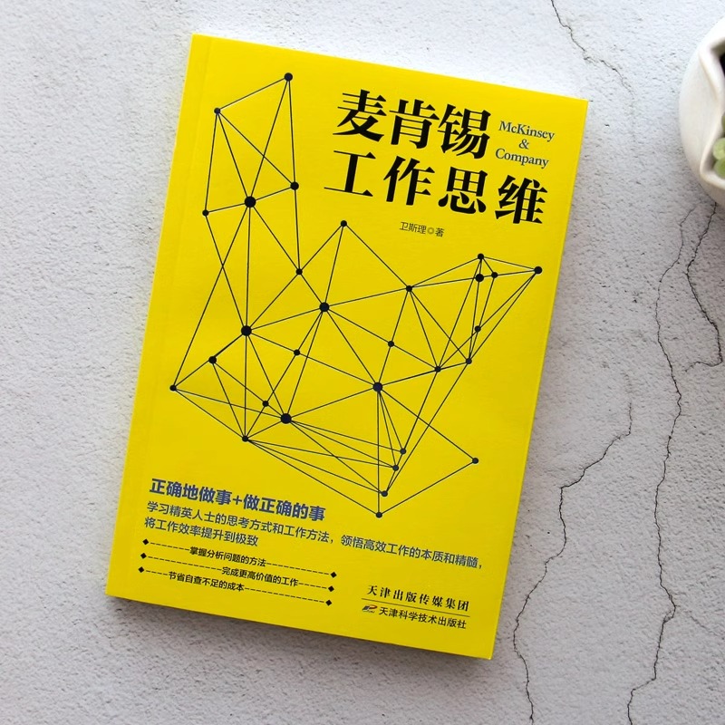 麦肯锡工作思维正版卫斯理原著学习精英人士的思考方式和工作方法领悟高效工作的本质和精髓 将工作效率提升到极致 企业管理类书籍
