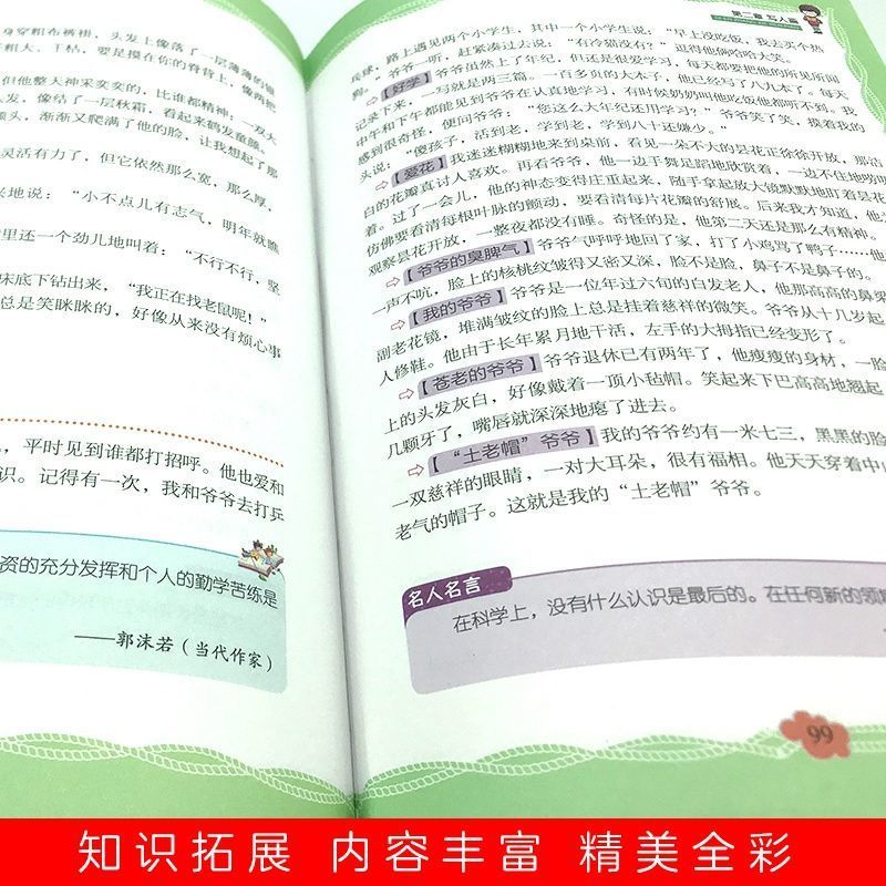 【东方文澜】精装版小学生好词好句好段一二三四五六年级作文修辞方法优美句子积累大全辅助彩图人教版语文课外辅材正版书籍