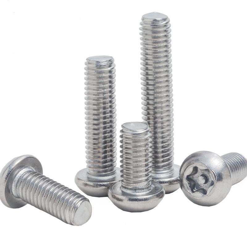 304不锈钢半圆头梅花防盗螺丝特种螺钉盘头带柱异形螺栓 M3M4-M12 - 图0