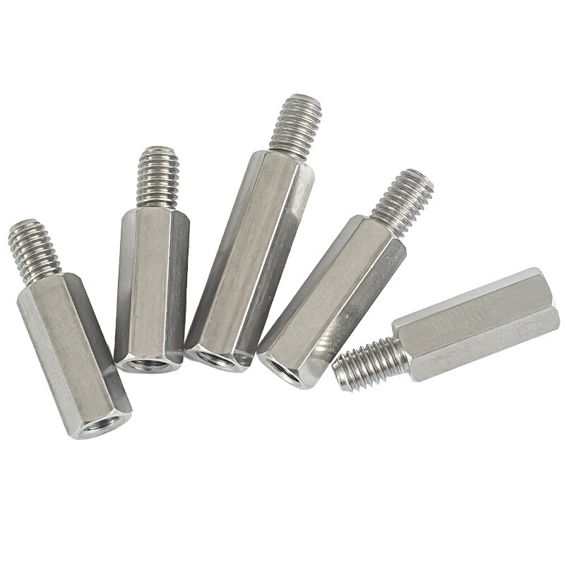 .M2M3M4M5M6mm stainless steel 304 single-head hexagonal stud chassis motherboard connecting column isolation column screw