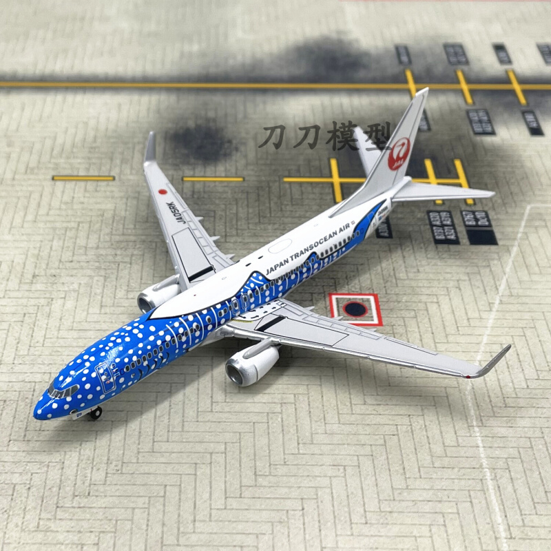 新品1:400JAL日本航空波音737-800客机JA05RK合金飞机模型摆件非-图0