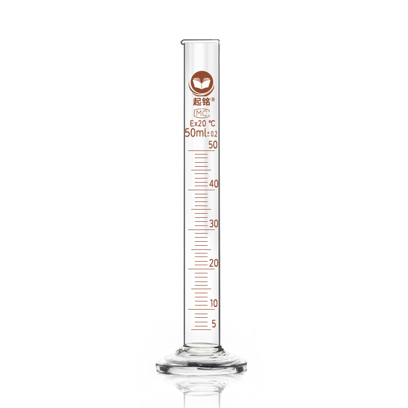 同臻玻璃量筒带刻度直型5 10 25 50 100 250 500 1000 2000ml实验室玻璃器皿用量桶玻璃测量杯 - 图3