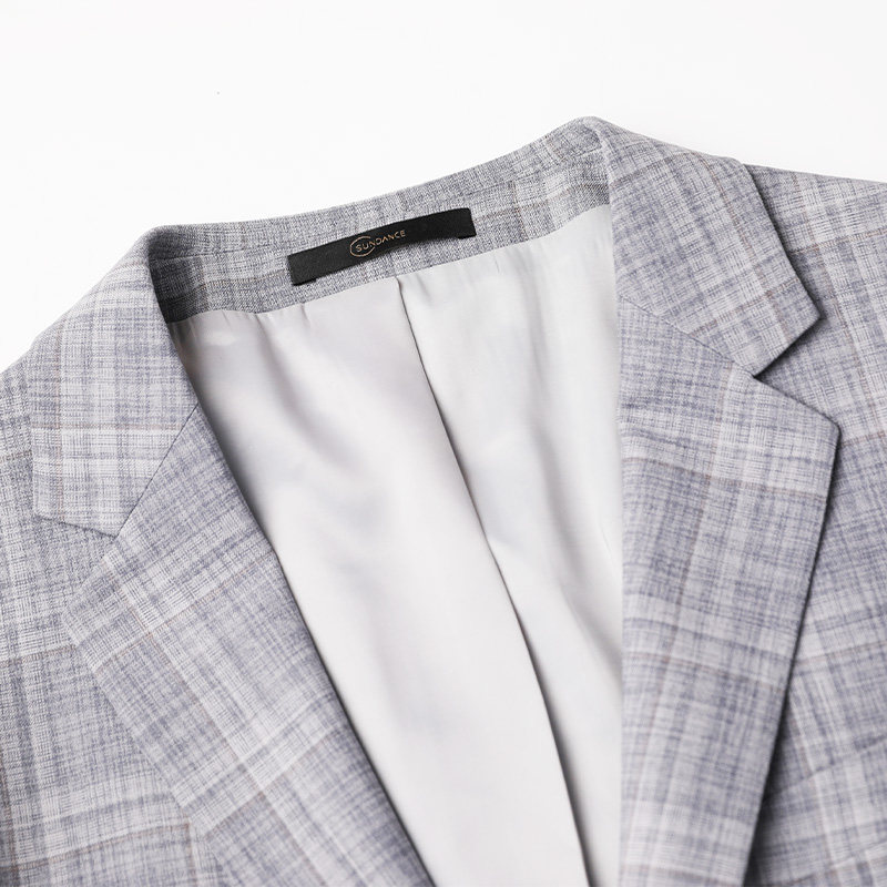 圣得西男装2025年冬季新款时尚浅灰格纹休闲单西外套【门店同款】,淘宝优惠券,粉丝福利购,淘宝优惠卷