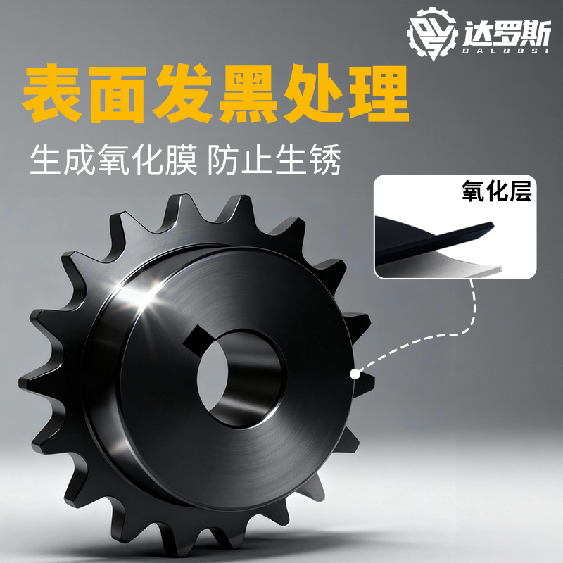 日标工业链轮1.5分2分3分4分5分6分1寸03C06B06C08B08A10A12A链条 - 图2