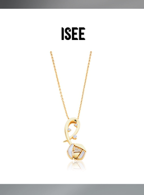 ISEEJewelry现货·浪漫玫瑰造型贝母项链闺蜜送礼情侣约会百搭