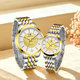 Shanghai Gold Watch 999 Pure Gold Diamond Mechanical Watch