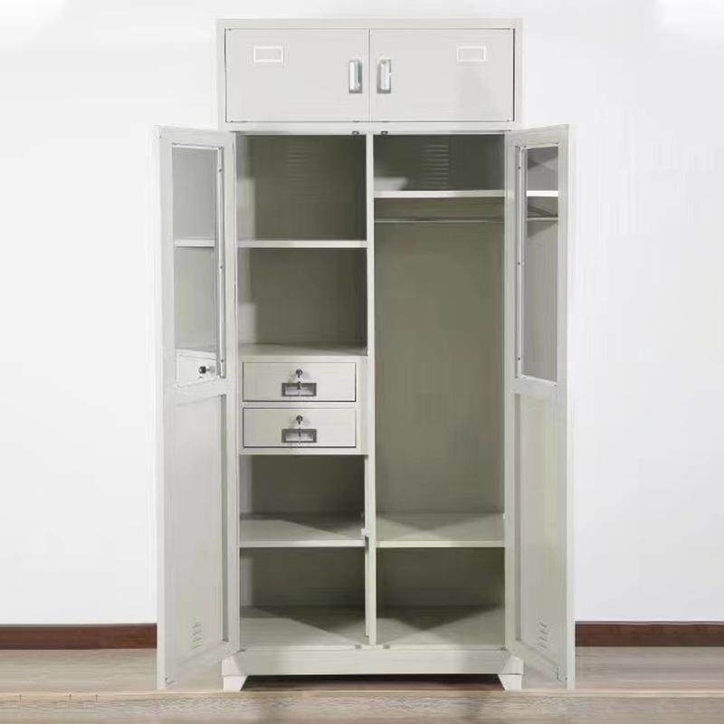 厂家供应物品柜健身房铁皮钢制办公文件柜大容量宿舍床衣柜机械锁,淘宝优惠券,粉丝福利购,淘宝优惠卷