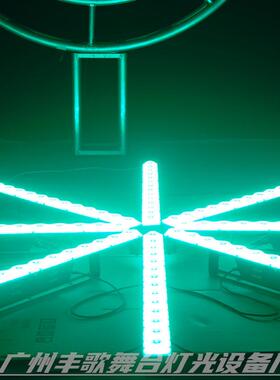 14颗三合一矩阵灯RGB led洗墙灯跑马流水染色背景舞台灯光婚庆灯
