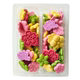Colorful egg baked cake decorated cookies