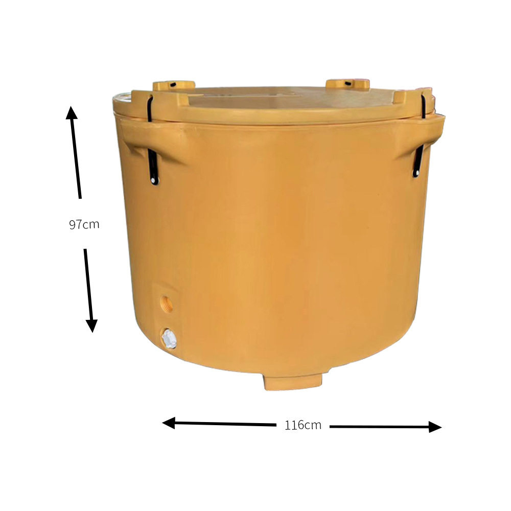 滚塑保温桶 渔业海鲜水产肉类生鲜冷藏加厚配送 虾仁圆桶冷库储存,淘宝优惠券,粉丝福利购,淘宝优惠卷