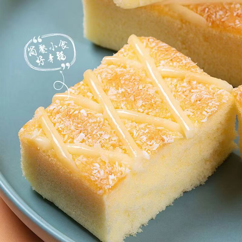 椰蓉芝士蛋糕独立包装便宜好吃休闲零食早餐一整箱大箱