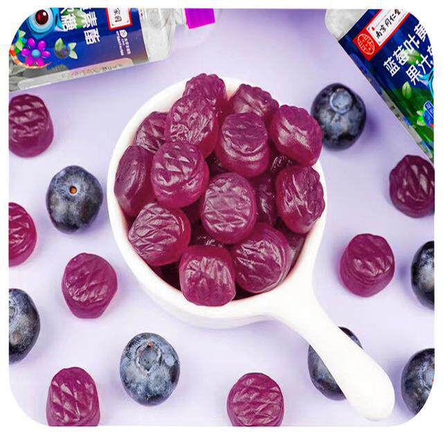 南京同仁堂蓝莓叶黄素酯软糖成人儿童中老年老少皆宜30粒/罐