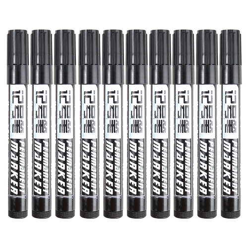 记号笔黑色油性大头笔防水速干耐用粗笔快递物流专用标记笔箱 - 图3