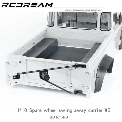 RCDream 备胎支架B款 RD110 RD90 RC4WD D90 1/10皮卡 #D1C14-B - 图0