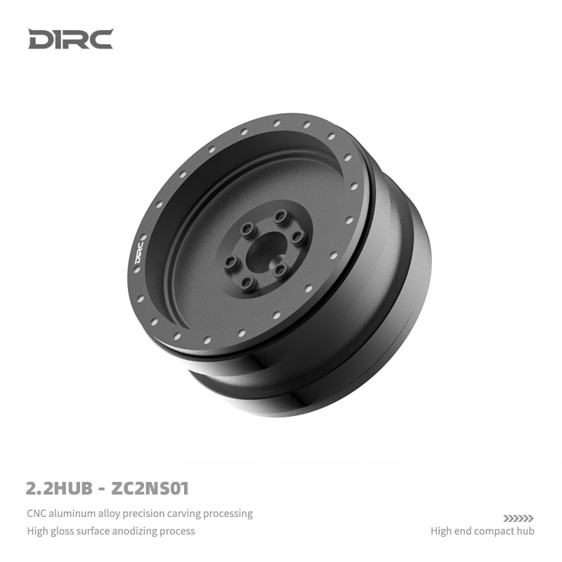 D1RC 2.2寸金属攀爬车仿真大饼轮毂 TRX4 scx10 (ZC2NS01) - 图1