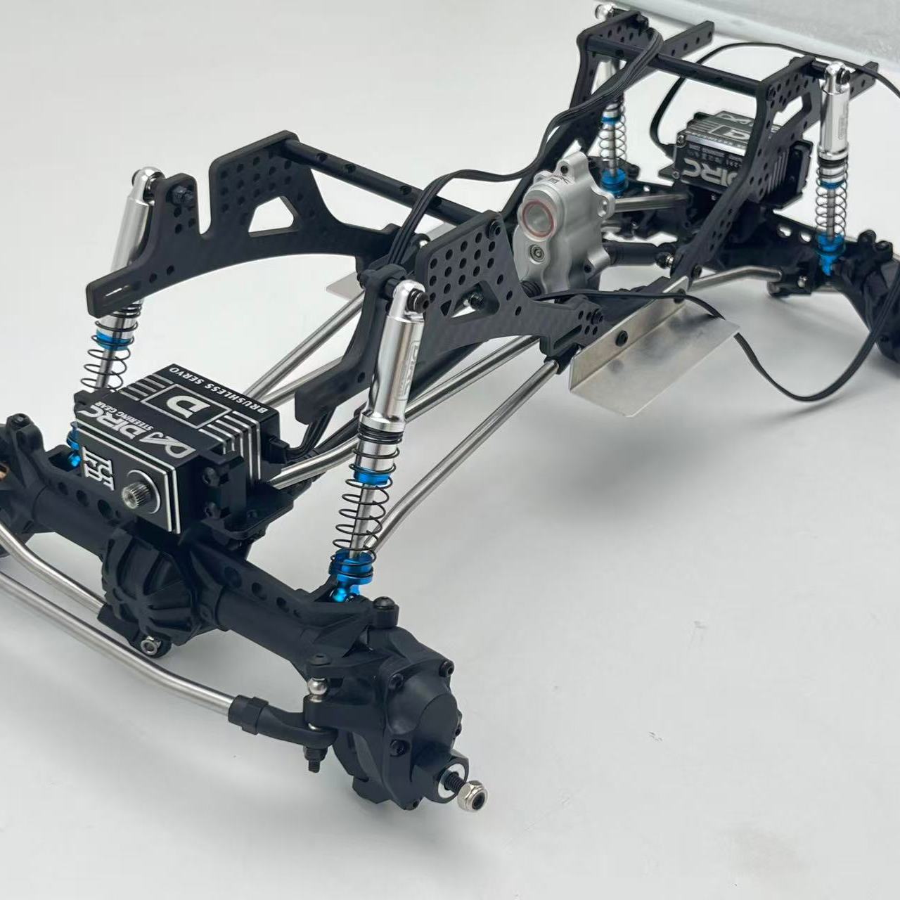 D1RC 铝合金避震 仿真强爬攀爬车改装轻量化避震器减震器 - 图3