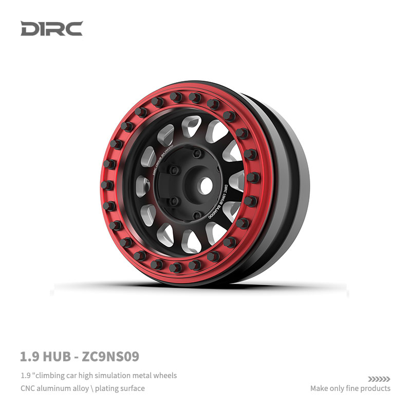 D1RC baja1000 1.9寸金属攀爬车仿真轮毂 TRX4 scx10三代 ZC9NS09 - 图3