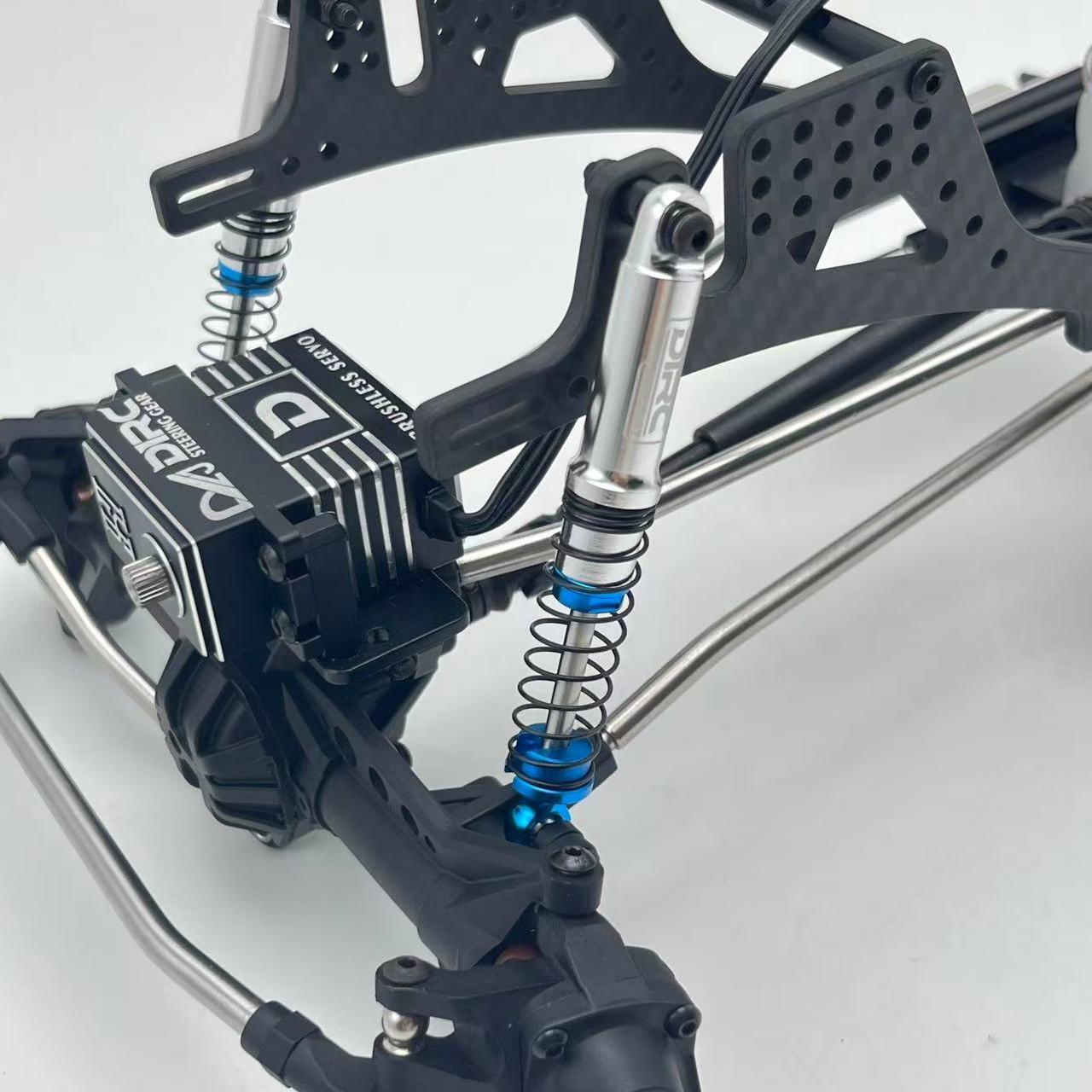 D1RC 铝合金避震 仿真强爬攀爬车改装轻量化避震器减震器 - 图2