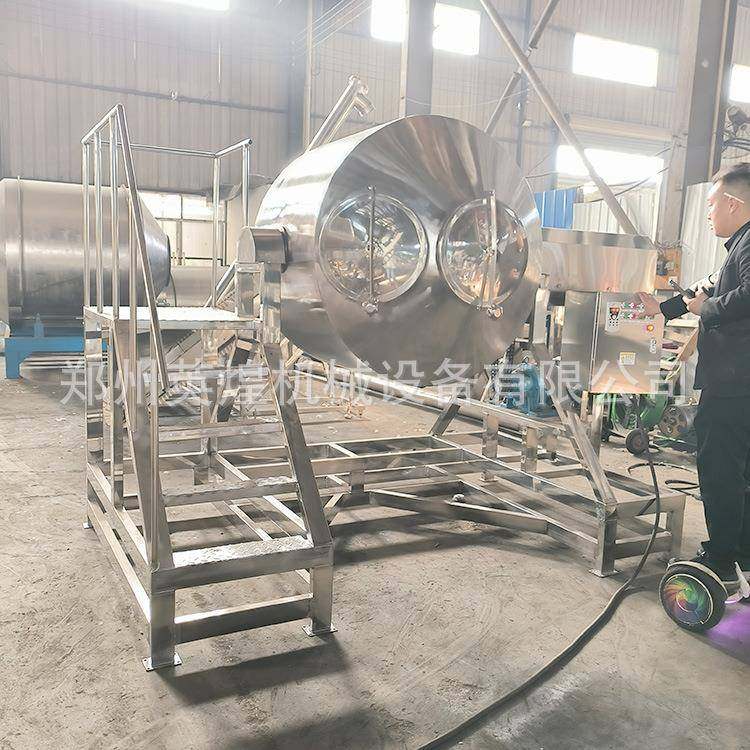 不锈钢材质双锥混合机粉末颗粒食品搅拌机大型金属粉末鼓式搅拌机,淘宝优惠券,粉丝福利购,淘宝优惠卷