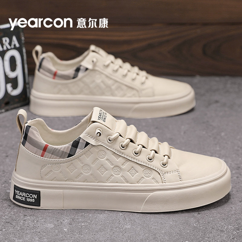 意尔康男鞋2026新款秋冬季男士一脚蹬爆款小白透气休闲薄款板鞋子,淘宝优惠券,粉丝福利购,淘宝优惠卷