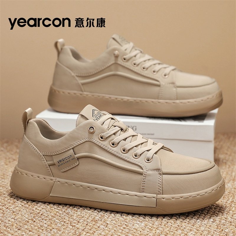意尔康男鞋2026新款秋季透气防臭休闲板鞋男款软底上班通勤帆布鞋,淘宝优惠券,粉丝福利购,淘宝优惠卷