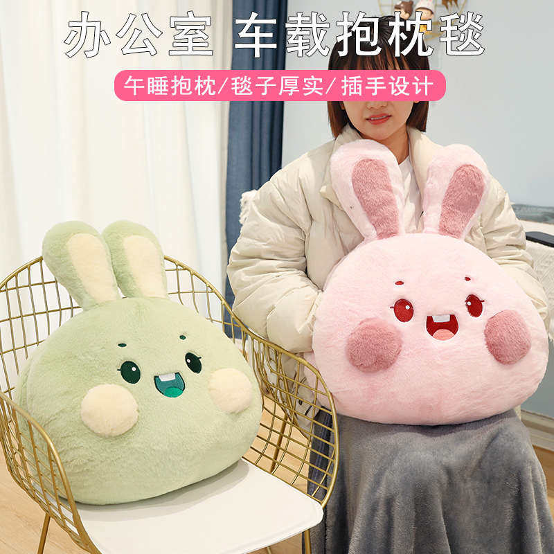 暖手抱枕被子两用办公室睡觉午睡毯车载用靠枕午休枕头毯子二合一,淘宝优惠券,粉丝福利购,淘宝优惠卷