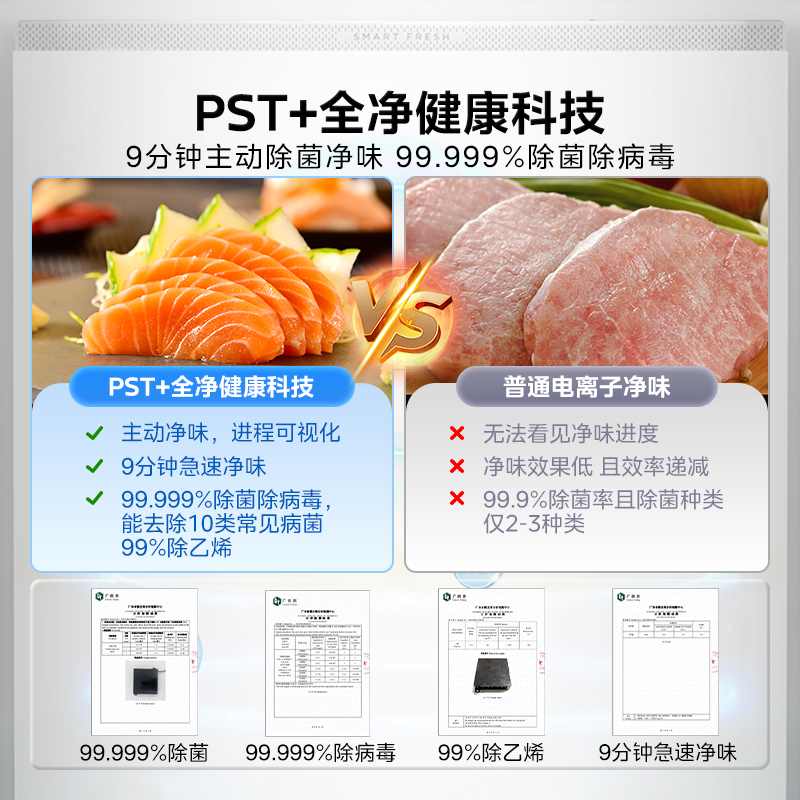 美的M60cm超薄470冰箱零嵌入式法式双开四门多门一级风冷无霜家用