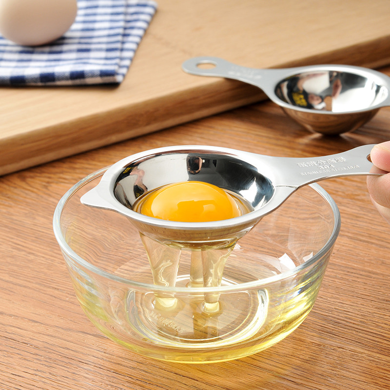 304不锈钢蛋黄蛋清分离器鸡蛋液过滤器滤蛋器分蛋家用烘培工具-图0