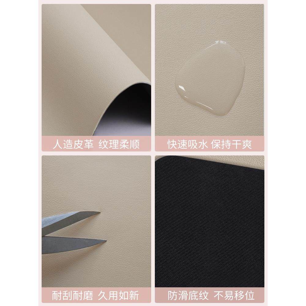 卡通厨房地垫ins防滑可擦免洗家用脚垫长条皮革防水耐脏垫子门垫,淘宝优惠券,粉丝福利购,淘宝优惠卷