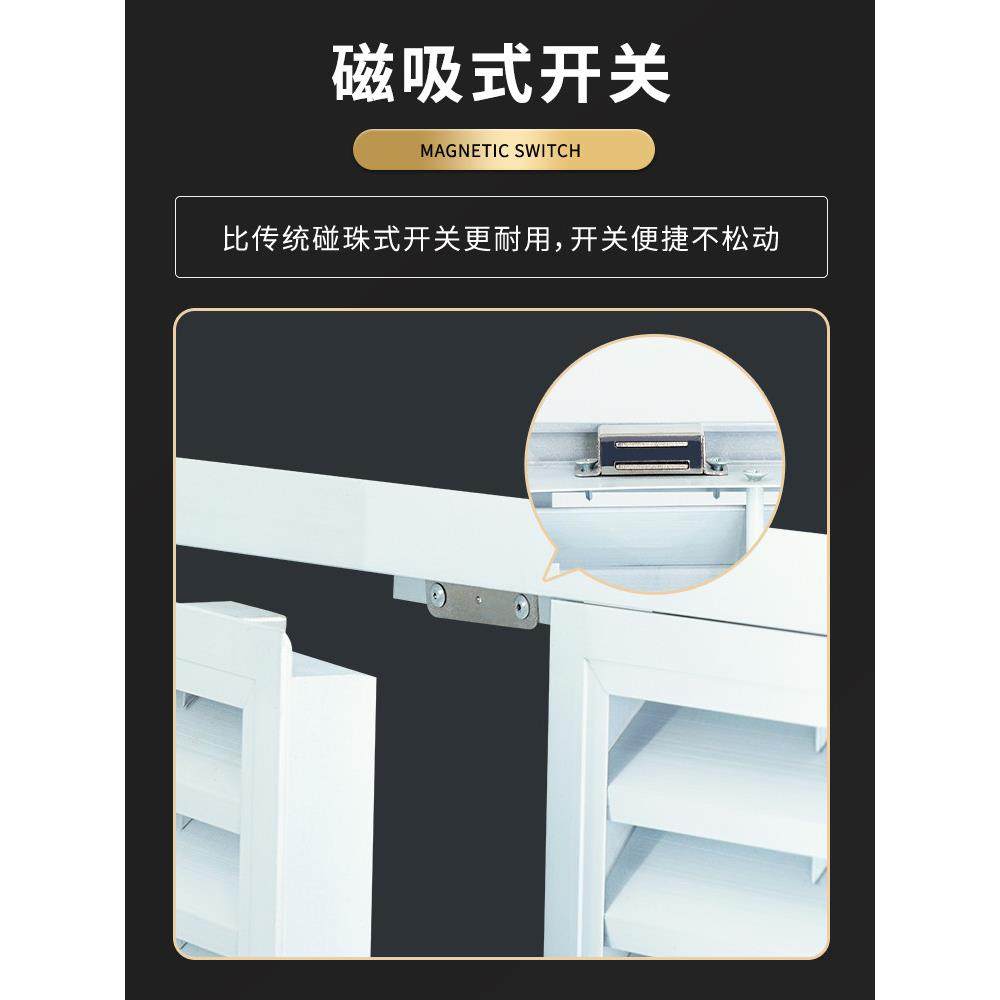 铝合金双开门百叶窗地暖分水器遮挡暖气罩柜门对开检修通风口定制,淘宝优惠券,粉丝福利购,淘宝优惠卷