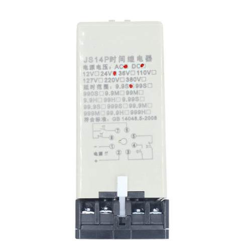 延时继电器JS14P通电延时数字式24V 220V 380V9.9S 99S 99M可调节 - 图0