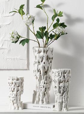 3D客厅插花现简约家居板房软装不规则花器打印陶瓷花摆件