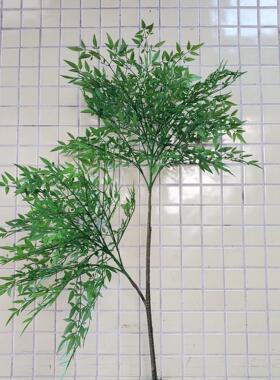 仿真植物大枝南天竹新中式家居酒店样板间景观装饰婚庆设计叶