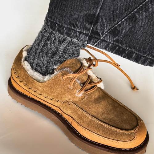 cotemp Elysium ShearlingDeckshoes时尚休闲帆船鞋柔软雪地靴女 - 图1