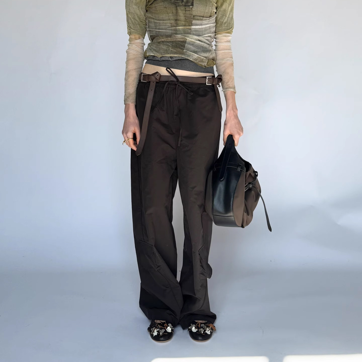 【明星同款】cotemp Ceol Mazzetto25FW花朵钉珠奶奶鞋玛丽珍鞋女,淘宝优惠券,粉丝福利购,淘宝优惠卷