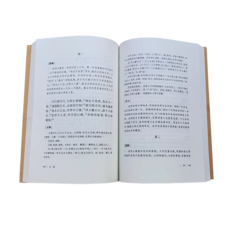 文选原文注释译文昭明文选国学经典名著全本全注全译诗文总集文选总集名家名篇中国古典文学作品集青少年版初高中生课外阅读书籍-图2